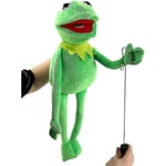 Kermit Grodan Handdocka, Grodplysch, Mupparna, Mjuk Groddocka Lämplig För Rollspel -grön, 61 cm  (FMYED) 24 Inches With Rod