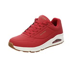 Skechers Homme Uno Stand on Air Baskets, Dkrd Dark Red, 46 EU