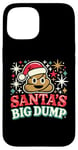 Coque pour iPhone 15 Santa's Big Dump - Funny Xmas Pajamas Christmas Poop