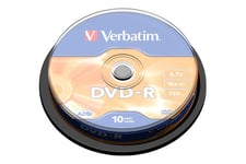 Verbatim - DVD-R x 10 - 4.7 GB - lagringsmedier