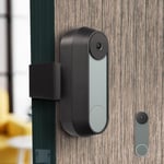 Support antivol compatible avec Google Nest Doorbell (batterie) ¿ Support de sonnette sans perçage pour protéger votre sonnette Nest (Noir).[G596]