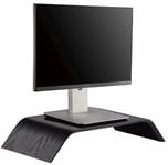 Samdi Monitor Wood Stand - bordsställ - trä - skrivbord - Rödek (svart)