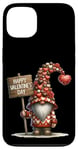 iPhone 13 Happy Valentines Day Sign For Family Chocolate Heart Gnome Case