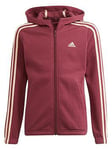 Adidas Junior Girls 3S Fleece Full Zip Hoody