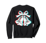 Christmas Bells EDM Rave Drop The Bass House ART ON BACK Sweatshirt