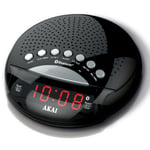 Akai Bluetooth Wireless Portable Alarm Clock AM FM Tuner Radio With LED Display