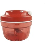 Tupperware Chef Turbo-kock Röd D158 Lökhackare Speedy Boy Lökhackare 27357 DB