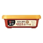 CJO Gochujang Korean Hot Red Pepper Chilli Paste in Tub 200g Travel Size