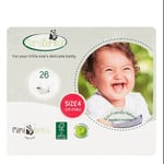 Mama Bamboo Mama Bamboo Eco Nappies - Size 4 (Large) 1070g-8 Pack