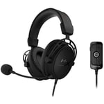 Casque de jeu HyperX Cloud Alpha S pour PC et PS4 - Son Surround 7.1, Graves réglables, Haut-parleurs à double chambre