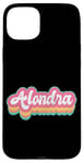 Coque pour iPhone 15 Plus Alondra Prénom Fille Vintage Années 70 80 Personnalisé