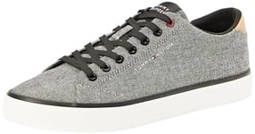 Tommy Hilfiger Men Trainers Shoes, Black (Black), 40