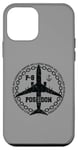 Coque pour iPhone 12 mini P-8 Poseidon Avion militaire style vintage avant et arrière