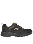 Skechers Waterproof Memory Foam Relaxed Fit Trainers - Brown, Brown, Size 10, Men