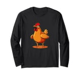 Chicken and Rooster Breast Costume Long Sleeve T-Shirt