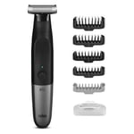 1257043 Rasoir Barbe Braun XT5100 Series X 4D Blade Face&body Black Et Gris