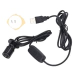 5V mini spotlights Ljusstarka USB dimbar LED-spotlight med 6,6 fot kabel för utställningsmonter Smyckesskåp Veranda Varm vit 3000K