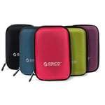 ORICO Étui de Protection Disque Dur Externe Étanche 2.5'' pour Organiser Les HDD SSD 2.5 Pouces et Les Accessoires Informatiques,Multicolores (PHD-25)