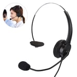 Telephone Monaural Headset Landline Phone Headphone With Mic For Home Use Hot