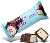 Vegan Creamy Coconut Bar 15x33g Dark Chocolate Swiss Snack Healthy Treat