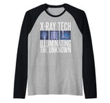 X Ray Tech Illuminating the Unknown Radiology Raglan Baseball Tee