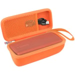 Khanka Hard Case Compatible with Sonos Roam 2 / Sonos Roam/Sonos Roam SL Portable Waterproof Bluetooth Speaker,Orange,Case Only