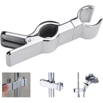 Support Douchette Relevable en Alliage de Zinc Support Douche à Main Remplaçable 20-29MM Support de Pommeau de Douche Chrome Ajustable pour Baignoire