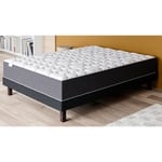 Matelas ressorts ensachés 160x200 Spring Plus Hbedding - Mousse à mémoire de forme et ressorts ensachés