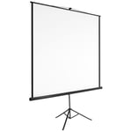 Écran de projection projecteur vidéoprojecteur avec trépied 178 x 178 cm Helloshop26 08_0000407