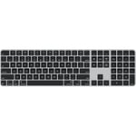 Apple Magic Keyboard with Touch ID and Numeric Keypad for Mac models with Apple silicon - US English - Black Keys ​​​​​​​