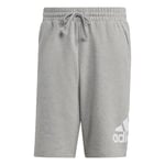 adidas Homme Essentials Big Logo French Terry Shorts, Medium Grey Heather, M Short