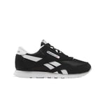 Reebok Boys Cl Nylon Sneaker, Black Black White, 6.5 UK