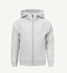 Tufte Puffin Zip Hoodie Barn/JR Light Grey 158-164