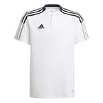 Adidas GM7347 TIRO21 Polo Y Polo Shirt Polo White 5-6A