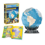 Puzzle 3D Mappemonde Globe National Geographic - Puzzle 3D Enfant +8 Ans | Globe Terrestre Enfant 32 Pièces | Maquette À Monter | Facile À Assembler