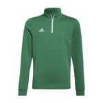 adidas Treningsgenser Entrada 22 - Grønn/Hvit Barn, størrelse 116 cm