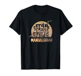 Star Wars The Mandalorian Character Collage T-Shirt