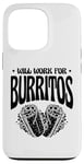 Coque pour iPhone 13 Pro Burrito King Burritos Cuisine mexicaine Cinco De Mayo