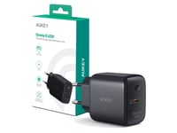 Aukey Pa-B2t Black Omnia Ii Gan-Lader 1Xusb-C 45W Strømforsyning 3.0