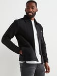 Lacoste French Made Paris Zip Track Top - Black, Black, Size M, Men