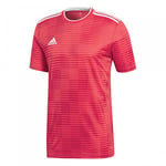 Adidas Men Condivo18 JSY T-Shirt - Power Red/White, Small