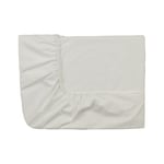 Essix - Drap Housse Royal Line Percale de Coton Meringue 2 x 80 x 200 cm