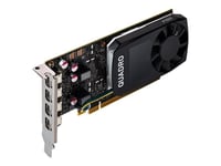 Nvidia Quadro P1000 Dvi - Grafikkort - Quadro P1000 - 4 Gb Gddr5 - Pcie 3.0 X16 Låg Profil - 4 X Mini Displayport - Detaljhandel