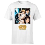 Star Wars Manga Style Men's T-Shirt - White - S