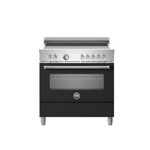 Bertazzoni MAS95I1ENEC Master Series 90cm 5 Induction Top Matt Black Electric Oven Range Cooker