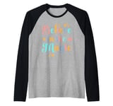 Believe in the Magic – Inspirational Positive Vibes Design Raglan Baseball Tee