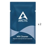 Arctic MX Cleaner Wipes for Removing CPU Thermal Paste MX2 MX4 MX5 MX6 (2 pack)