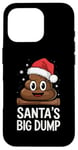 Coque pour iPhone 16 Pro Santa's Big Dump - Xmas Funny Pajamas Christmas Poop