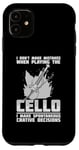 iPhone 11 Cello Instrument Funny Playing Musical Lesson Case