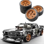 #4st/set Klassiska Driftdäck RC-Däck för 1/10 Ken Block RV Rally Ford Mustang 1965 RC-Bil Modifieringsdel#